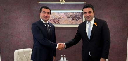 Ալեն Սիմոնյանն ու Հիքմեթ Հաջիևը Բիշքեկում քննարկել են խաղաղության օրակարգը