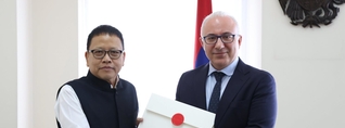 Հնդկաստանի նորանշանակ դեսպանը իր հավատարմագրերի պատճենն է հանձնել Հայաստանի ԱԳՄԱ նախարարի տեղակալին