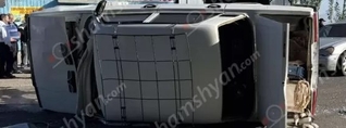 Գեղարքունիքի մարզում բախվել են Mercedes-ը ու «ՎԱԶ 2107»-ը․ վերջինը կողաշրջվել է․ կան վիրավորներ
