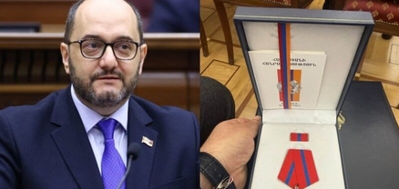 Փաշինյանը Արայիկ Հարությունյանին «Հայրենիքին մատուցած ծառայությունների համար» մեդալով է պարգևատրել