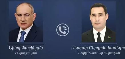 Փաշինյանը Թուրքմենստանի նախագահին հրավիրել է Հայաստան՝ մասնակցելու COP 17-ի գագաթնաժողովին