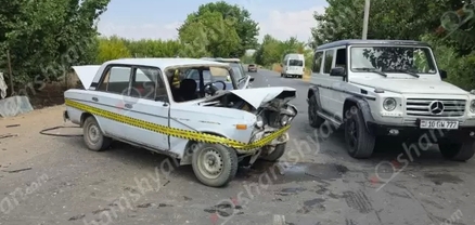 Արարատի մարզում բախվել են «ՎԱԶ 2106»-ն ու Lada-ն. վերջինը կիսակողաշրջվել է. կան վիրավորներ