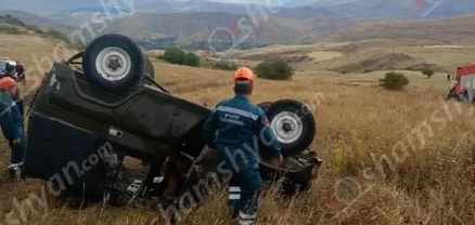 Ողբերգական ավտովթար՝ Վայոց ձորի մարզում․ «ՈւԱԶ 31512»-ը գլխիվայր շրջվել է․ կա 1 զոհ, 1 վիրավոր