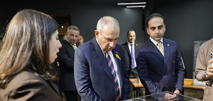 Փաշինյանը ներկա է գտնվել «Առասպելներ, պաշտամունքներ և տիեզերագիտություն․ Բեռլինի Թանգարանային կղզին Հայաստանի պատմության թանգարանում» ցուցադրության բացմանը