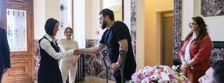 Ժաննա Անդրեասյանն այցելել է «Զինվորի տուն» վերականգնողական կենտրոն