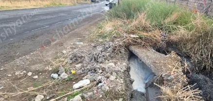 Քանաքեռավանում 1 շաբաթ է՝ կեղտաջրերը մի քանի կմ հոսում են՝ հասնելով «Երազ» մանկապարտեզ