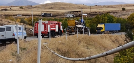 Ջերմուկ-Վայք ճանապարհին վնասվել է գազատարը. ճանապարհը փակ է