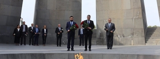Սլովենիայի արտաքին և եվրոպական գործերի նախարարն այցելել է Հայոց ցեղասպանության հուշահամալիր