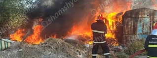 Երևանում՝ «MG» սուպերմարկետի մոտ, հրդեհ է բռնկվել վագոն-տնակում․ այն վերածվել է մոխրակույտի