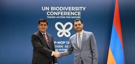 COP17-ին ընդառաջ Մաթևոսյանը հանդիպել է Տաջիկստանի բնապահպանության կոմիտեի ղեկավարին