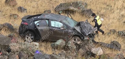 «Chevrolet Volt»-ը «Չայնիի» ոլորանների սկզբնամասում ընկել է ձորը. մայր ու դուստր հոսպիտալացվել են