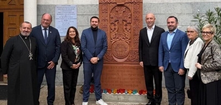 Ֆրանսիայի Սեն Շամոն քաղաքում տեղադրվել է հայկական խաչքար՝ ի հիշատակ Հայոց ցեղասպանության զոհերի