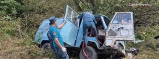 Ստեփանավան-Պուշկինո ճանապարհին «ՈւԱԶ»-ը դուրս է գլորվելով է ձորը. կա 1 զոհ, 3 վիրավոր