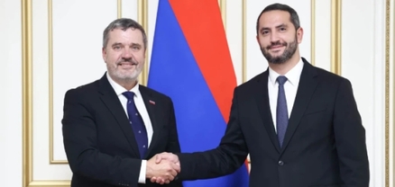 Ռուբեն Ռուբինյանը և Սլովենիայի ԱԳ նախարարը քննարկել են երկկողմ հարաբերությունների զարգացման հեռանկարները