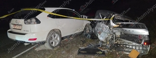 Լոռու մարզում «Lexus»-ը բախվել է կայանված «Lada»-ին և «Nissan»-ին․ կա 1 զոհ, 4 վիրավոր․ «Lexus»-ի վարորդը եղել է ոչ սթափ