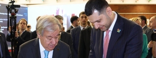Համբարձում Մաթևոսյանը Անտոնիու Գուտերեշի հետ բացել է COP17-ի Կապույտ գոտում Հայաստանի ազգային տաղավարը