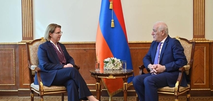 Վահագն Խաչատուրյանն ընդունել է ՀՀ-ում Գերմանիայի արտակարգ և լիազոր դեսպան Կլաուդիա Բուշին